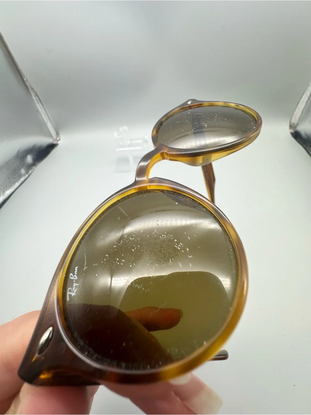 Ray-Ban RB 2180 820/73 Tortoise Shell Round Sunglasses  Made in Italy Frame Only
